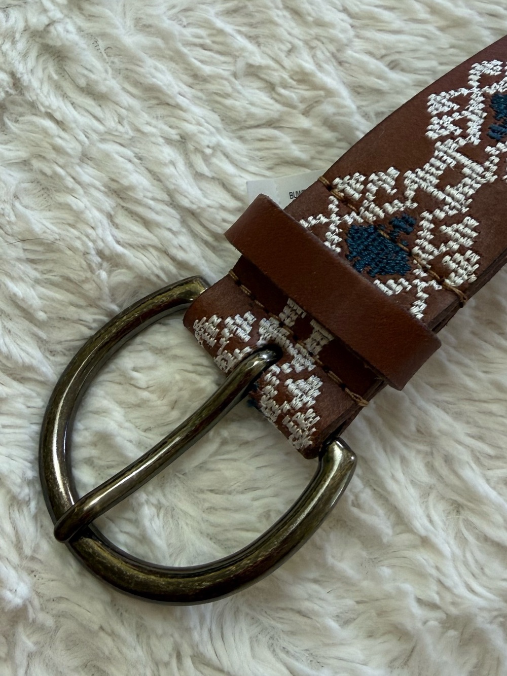 NWT Lucky Embroidered belt
